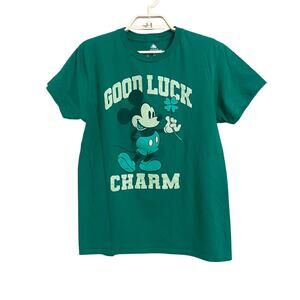 Disney Parks St. Patrick's Day Mickey Good Luck TShirt